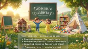 Організація розвивального середовища в ЗДО: від тематичних осередків до дитячої творчості.