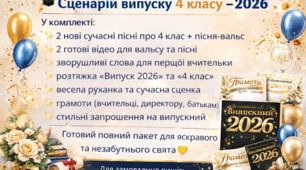 Сценарій випуску 4 класу – 2026