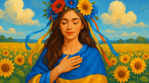 Філворд.  Володимир Сосюра. Вірш «Любіть Україну!».