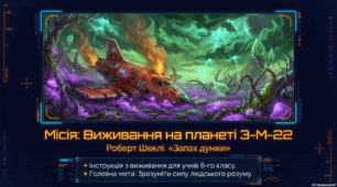 Духовне й фізичне випробування Кліві. Роздуми автора про майбутнє людини та людства. Гуманістичний зміст оповідання - віра в перемогу людського розуму