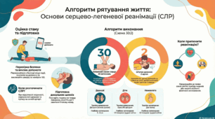 Штучне дихання та непрямий масаж серця