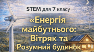 7 клас STEM. Проєкти "Вітряк", "Розумний будинок" (енергоефективний будинок)