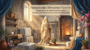 Грецькі міфи. «Пігмаліон і Галатея».