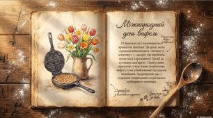 25 березня - Міжнародний день вафель