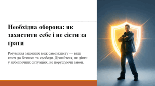 Необхідна оборона: як захистити себе і не сісти за ґрати. Як діяти у небезпечних ситуаціях, не порушуючи закон.