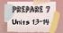 Prepare 7. Units 13-14
