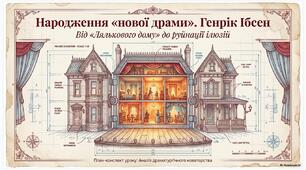 «Стара» і «нова драма». Зміни в драматургії кінця XIX – початку XX ст.  «Нова драма», ібсенізм. Генрік Ібсен (1828–1906). «Ляльковий дім».