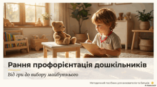 Рання профорієнтація дошкільників