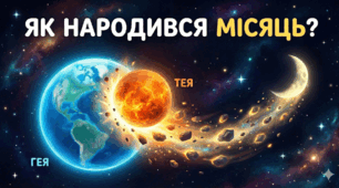 Інтерактивна подорож у космос: Як народився Місяць?