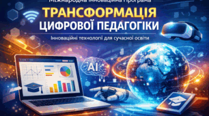 Міжнародна інноваційна програма «Трансформація цифрової педагогіки"”.