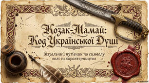 "Козак Мамай - код української душі". Сучасний погляд на симловічну постать. Презентація + 3 плакати про головне.