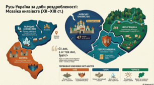 Кросворд «Князівства Русі-України»