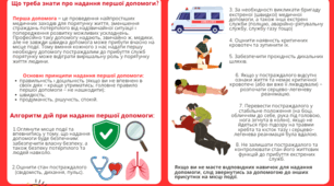 Інформаційна картка "Безпека життєдіяльності: Як надати першу допомогу?"