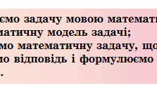 Система двох рівнянь з двома змінними як математична модель прикладної задачі