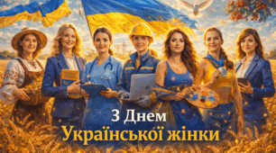 Розтяжка до Дня Української жінки