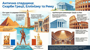 Мистецтво та архітектура Давніх Греції та Риму. Антична культура. Еллінізм