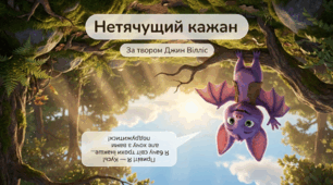 Нетямущий кажан. Перше коло читання з Котозавриком