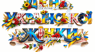ДЕНЬ УКРАЇНСЬКОЇ ЖІНКИ розтяжка