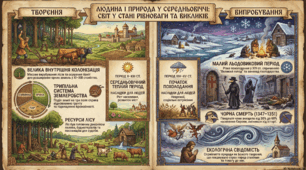Розділ 3. Середньовічне суспільство (V-XV ст.). §15 Людина і природа в середньовіччі.
