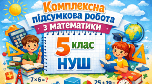 Комплексна підсумкова робота № 7 з теми "Додавання і віднімання дробів та мішаних чисел"_5 клас_Істер_за ГР