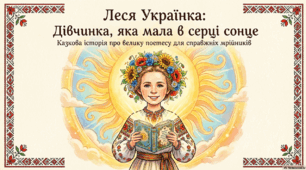 Презентація " Дівчина, яка мала в серці сонце" до 155-річчя з Дня народження Лесі Українки