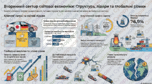 Глобальна промисловість , виклики сьогодення, Вторинний сектор економіки