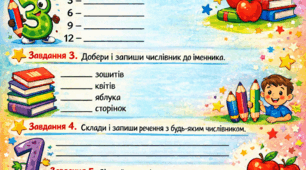 Самостійна робота "Числівник"