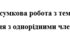 Діагностувальна (контрольна) підсумкова робота за групами результатів з теми "Речення з однорідними членами"