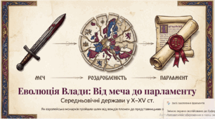 Розділ 4. Середньовічні держави в X-XV ст. §21 Етапи державотворення в Середні віки.