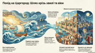 «Тріумф князя Олега під Царгородом»(за твором Олександра Олеся «Похід на Царгород») 5 кл