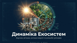 Харчові зв’язки, потоки енергії та колообіг речовин в екосистемах.