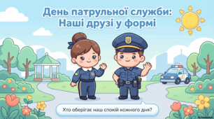 Презентація для дітей "День працівників патрульно-постової служби України"