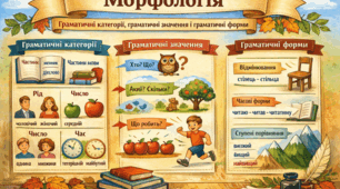 Морфологічні засоби виразності мови.  Граматичні категорії, значення і форми.