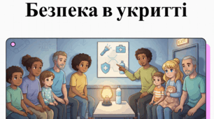 Відео для учнів 5 класу  з предмету "БЕЗПЕКОВИЙ ПРАКТИКУМ"  про безпеку перебування в укритті