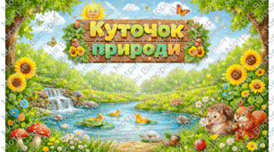 Плакат "Куточок природи"