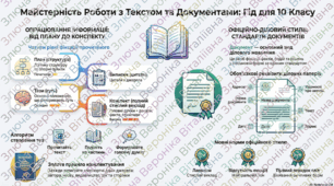 Урок мовленнєвого розвитку. Конспект прочитаного (художнього твору, публіцистичної та науково-популярної статті). Тематичні виписки, план (складний), тези.