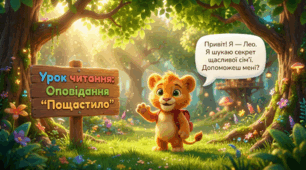 Пощастило. Перше коло читання з Котозавриком