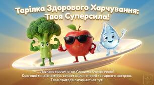 Презентація «Тарілка здорового харчування: Твоя суперсила»   (15 слайдів)