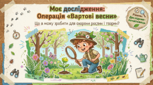 Моє дослідження. Що я можу зробити для охорони рослин і тварин навесні. ЯДС 2 клас
