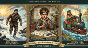 ПРГР3ГР4 з теми «НЕ ЗДАВАТИСЯ В ЖИТТЄВИХ ВИПРОБУВАННЯХ» (твори Джек Лондон «Жага до життя», Анна Ґавальда «35 кіло надії», Міхаель Андреас Гельмут Енде  «Джим Ґудзик і машиніст Лукас»)  