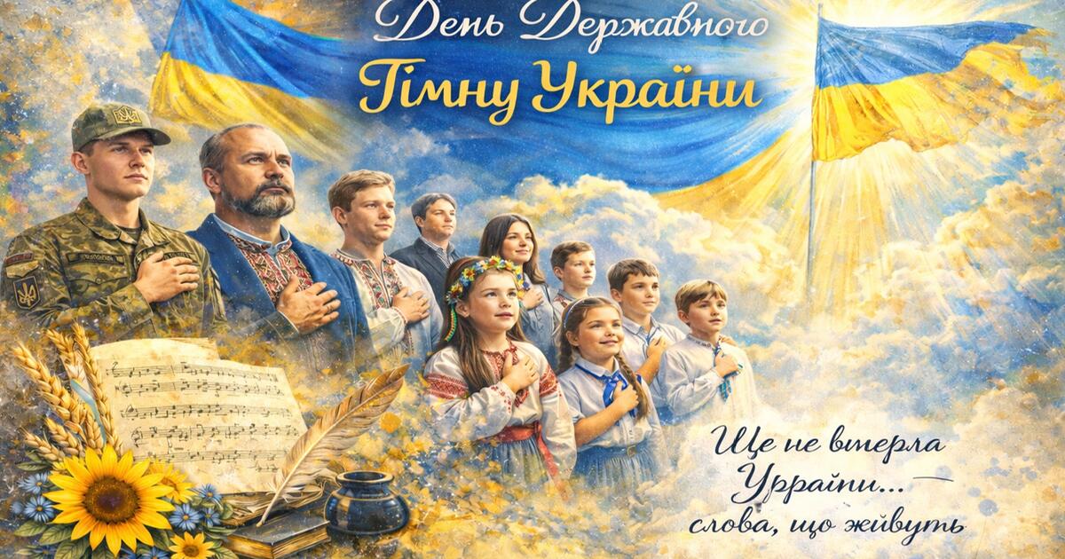 Виховний захід 2026 - «День Державного Гімну України» | Презентація.  Виховна робота