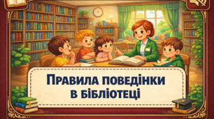 Проєкт "Правила поведінки в бібліотеці"
