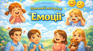 Наочний матеріал "Емоції"