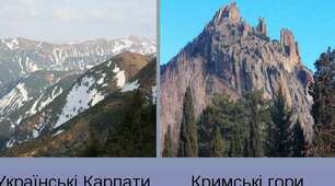 Практична робота: характеристика гірських природних комплексів України 