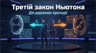 Презентація на тему "Третій закон Ньютона"