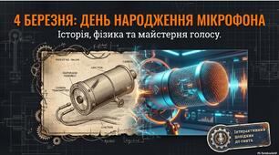 4 березня - День народження мікрофона (інфографіка; презентація)