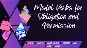 Modal verb for obligation and permission. Focus 2. Unit 6.5