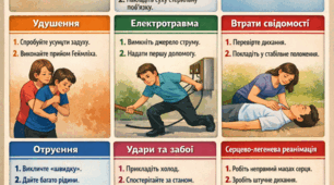 Порядок надання першої домедичної допомоги.