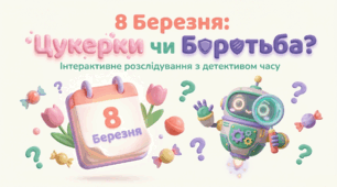 До Міжнародного жіночого дня: "8 Березня: цукерки чи боротьба?". Комплексний кейс.