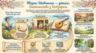 Інфографіка до дня Т.Г. ШЕВЧЕНКА